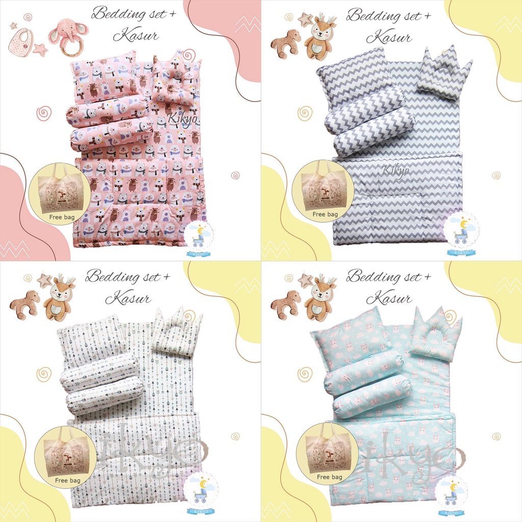 READY STOCK Kasur bayi / set kasur bayi / mattras bayi / matras bayi / bedding bayi / bedding baby