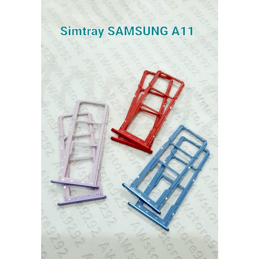 Slot Tempat Dudukan Kartu Simcard Sim card Lock Simtray Sim Tray Samsung A11 A115 A115F