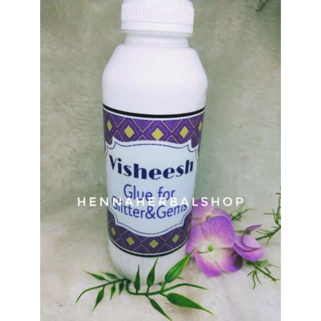 

Visheesh lem kulit untuk gems dan glitter kemasan 500grm