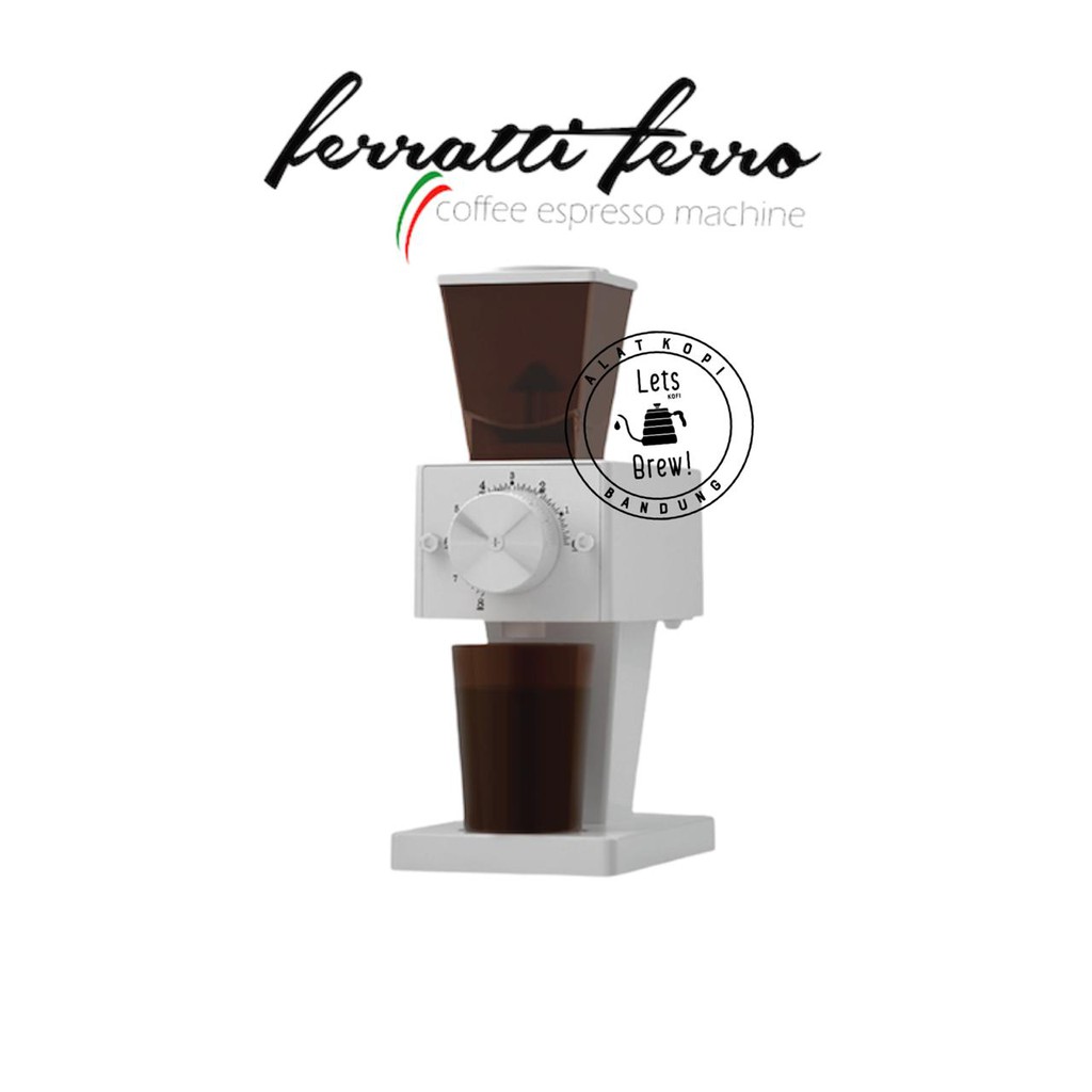GRINDER KOPI FERRATTI FERROFGM-9009 FLAT BURR HEAVY DUTY / PENGGILING KOPI ESPRESSO