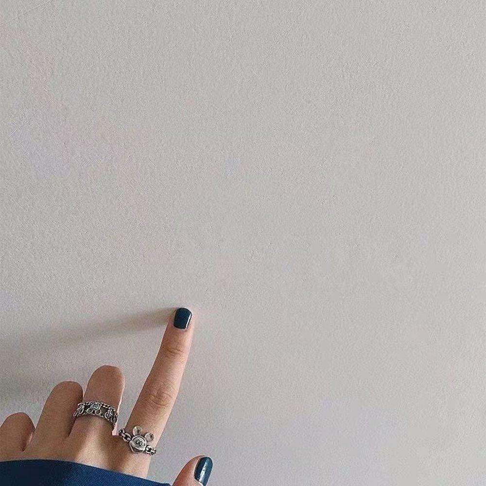 Mxbeauty Cincin Pembukaan Wanita Rantai Kreatif Elegan Untuk Pasangan Perempuan Perhiasan Jari Yang Dapat Disesuaikan