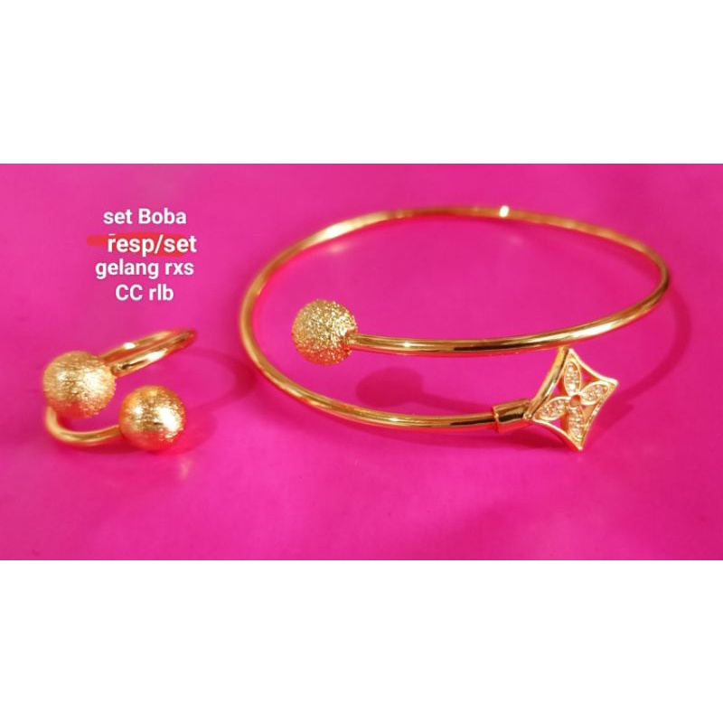 Gelang ,cincin , anting  harga untuk 1biji