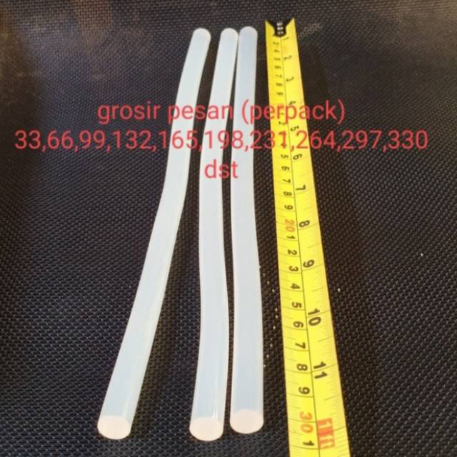 

Lem stik / lem stik besar / glue gun besar per 1 buah 30cm x 11mm / glue gun / hot gun
