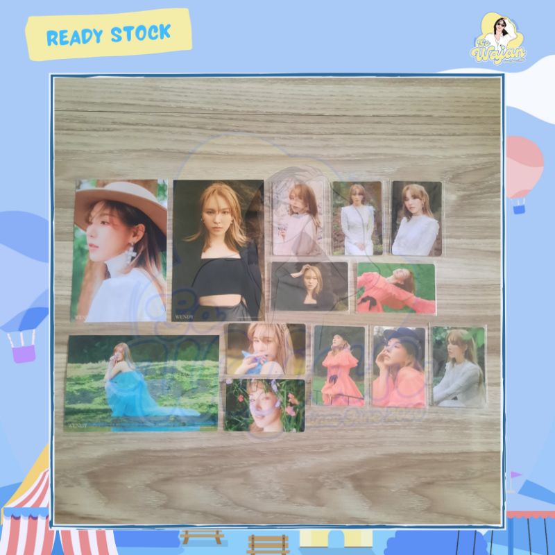[ READY STOCK ] RED VELVET WENDY LIKE WATER MD COLLECTIONS PHOTOSET PHOTOCARD STICKER PC