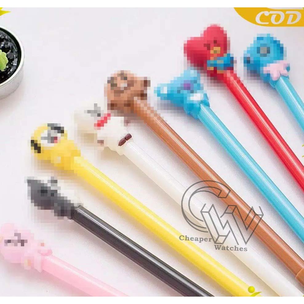 Cheaper-Pena Army Cute Cartoon Ballpoint Pen Pulpen Gel Lucu Murah