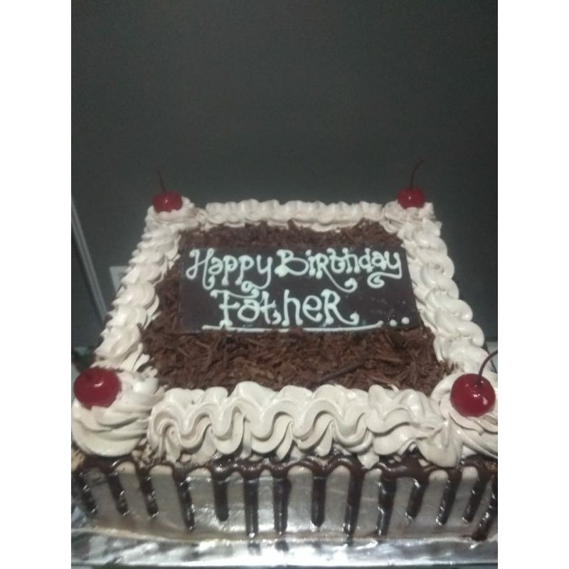 

cake ulang tahun full coklat