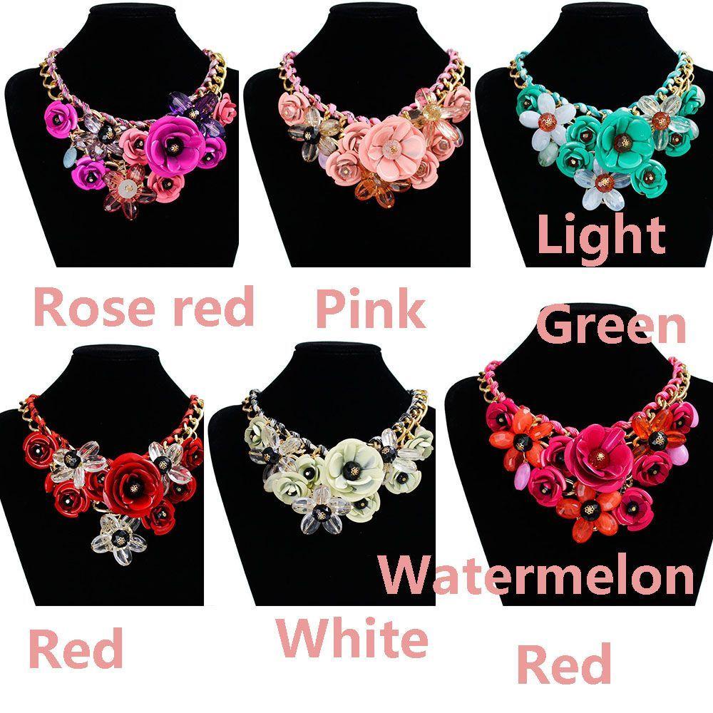 Top Kalung Fashion Rantai Liontin Crystal