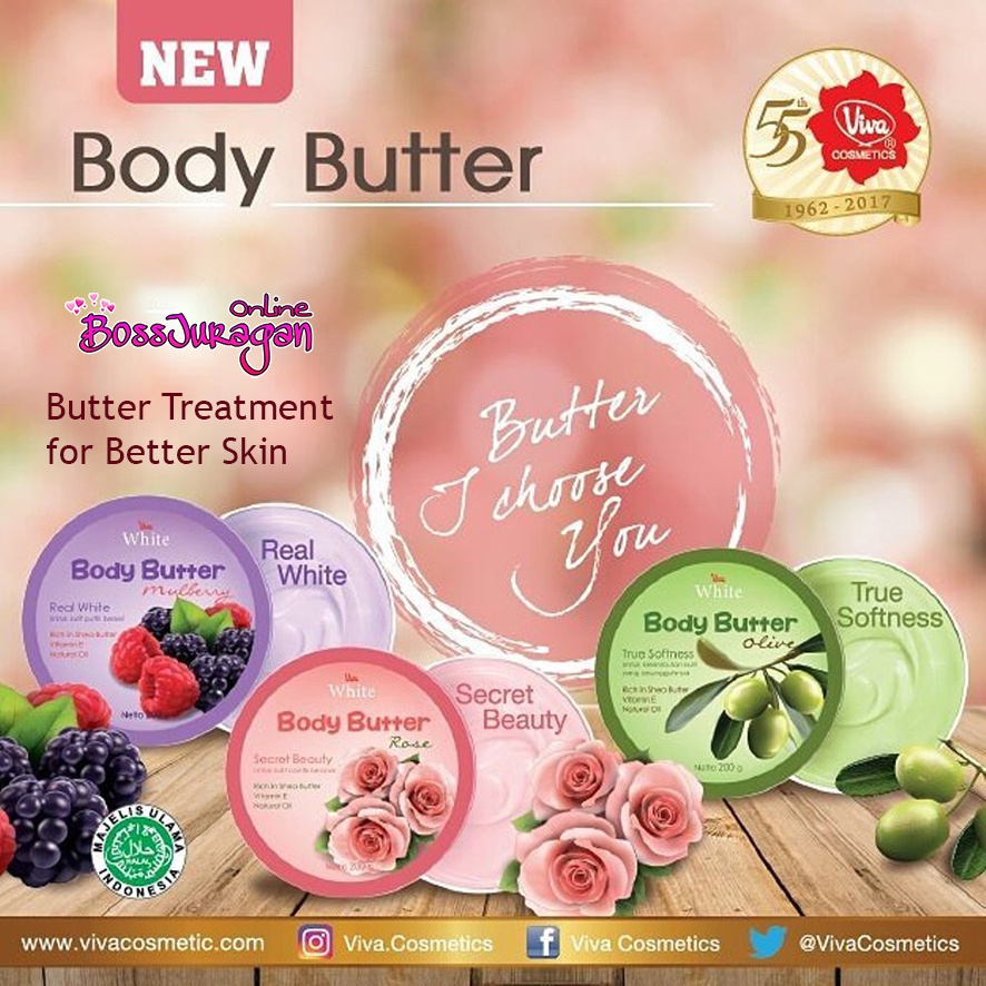 (BOSS) VIVA WHITE BODY BUTTER - VIVA BODY BUTTER 200 gr