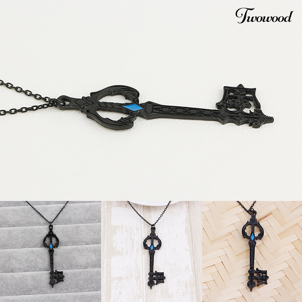 Kalung Dengan Liontin Anime Kingdom Hearts Oblivion Keyblade Untuk Pria Dan Wanita