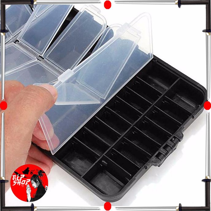 Box Kotak Perkakas Kail Pancing Waterproof Case- Black