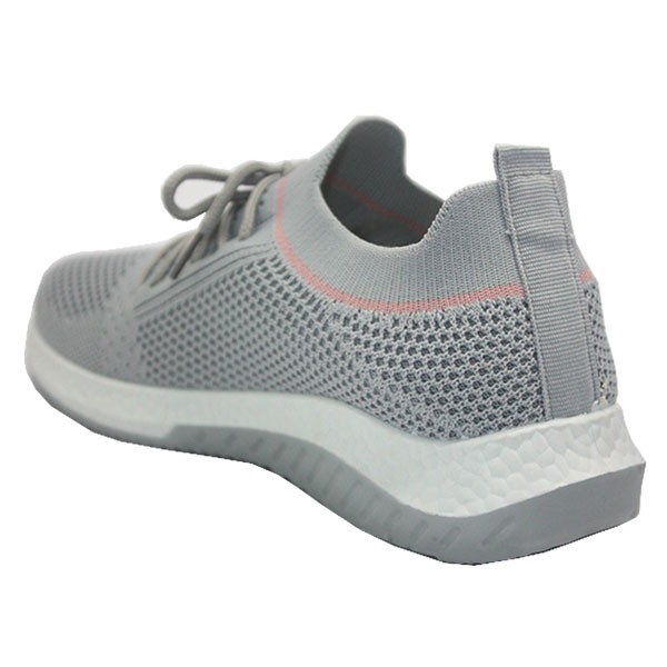 Klensia Sport Shoes Sepatu Sneakers Wanita Bertali Abu 689-009- Grey-6