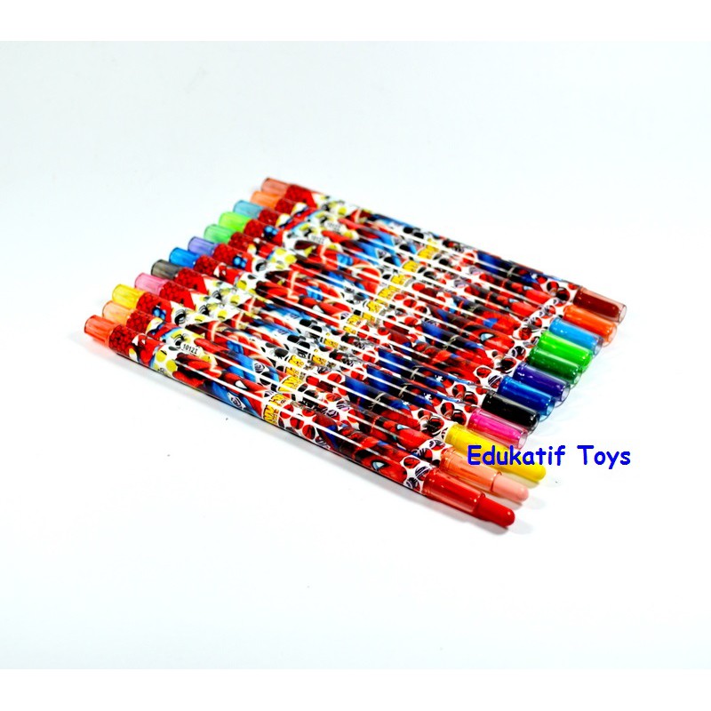

Crayon Putar Spiderman, Krayon Putar, Rolling Crayon