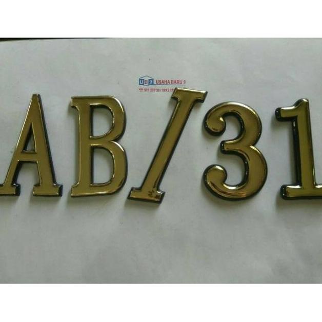 Nomor Rumah Huruf Tempel Angka Rumah