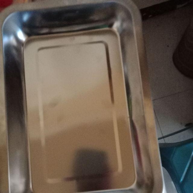 Baking Tray Nampan Wadah Tempat Penyimpanan Stenlis Subron 32x22 Cm