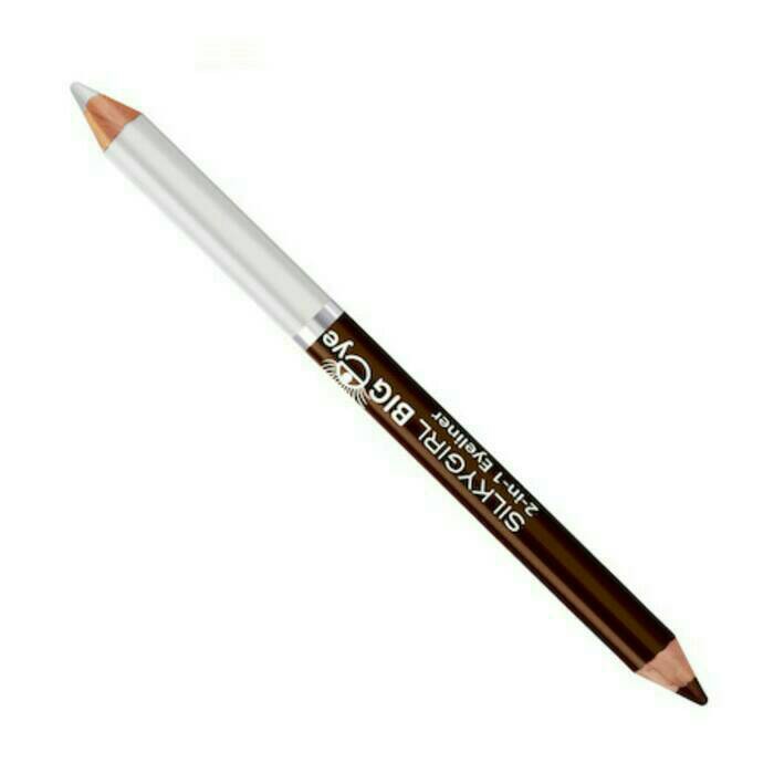 silkygirl big eye 2 in 1 eyeliner pensil