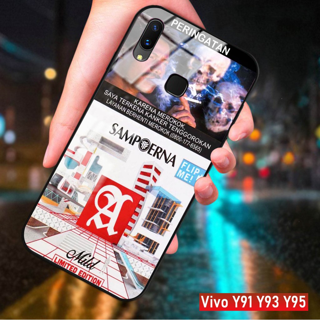 [H12] SoftCase Kaca VIVO Y91 Y93 Y95, SOFTCASE GLESS VIVO Y91 Y93 Y95,CASE HP VIVO Y91 Y93 Y95,CASE 