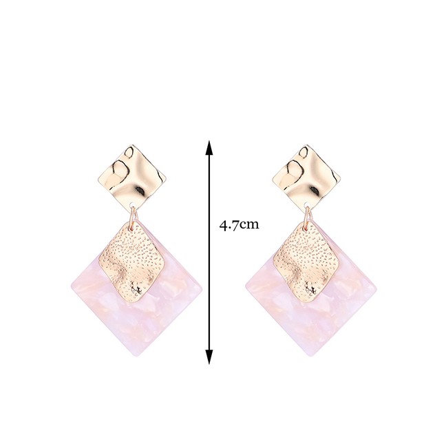 LRC Anting Tusuk Fashion Geometric Earrings Y6132X