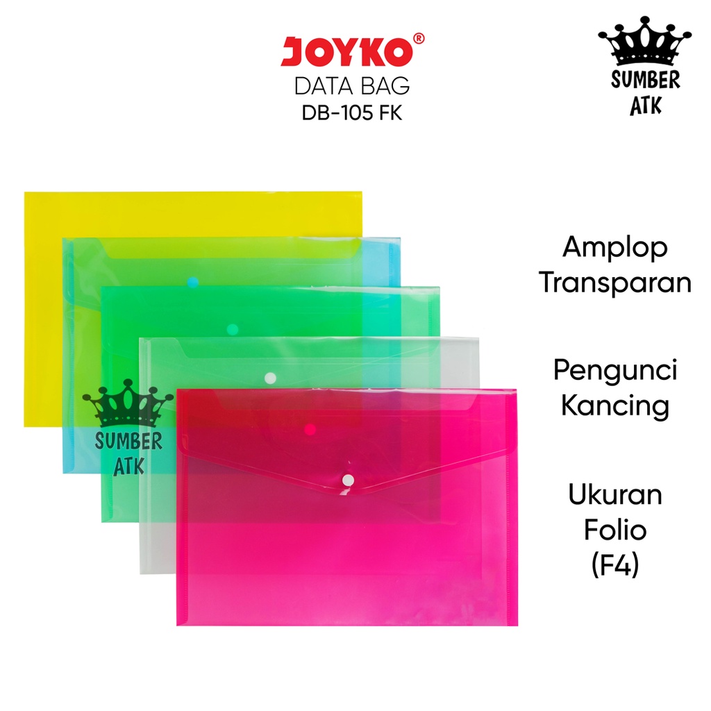 

Data Bag / Map / Tas Data Kancing Joyko DB-105 FK