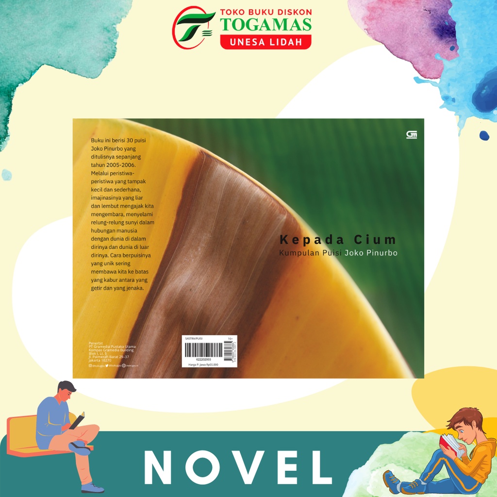 NOVEL EPIGRAM 60 // KEPADA CIUM ED. EXCLUSICE // SALAH PIKNIK EDISI. TTD KARYA JOKO PINURBO FREE MASKER
