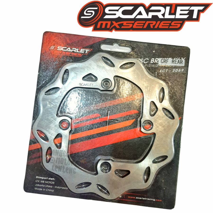 Disk Brake / Piringan Cakram Depan Belakang Scarlet Honda CRF