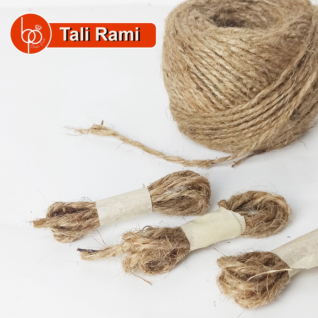 Jual Tali Rami 2ply Permeter Tali Goni Jerami Coklat Tali Foto