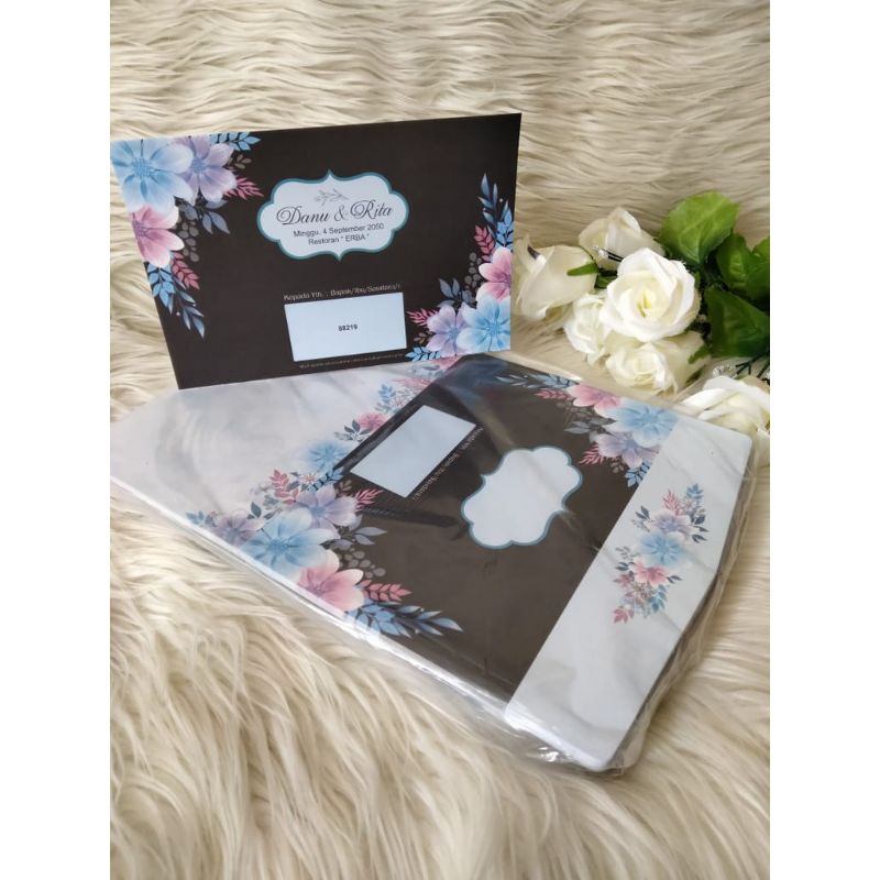 Cetak Undangan Cantik Elegan Murah Erba 88219