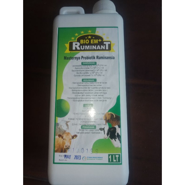Bio EM+ Ruminant Probiotik Ternak Ruminansia 1 Liter