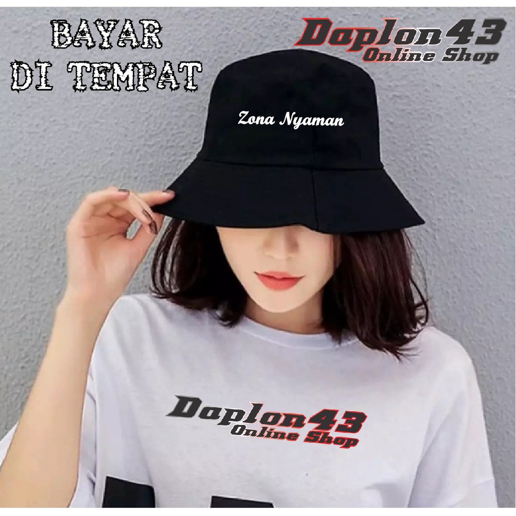 Topi Bucket Hat Polos 420 FOURTWNTY Topi Fashion Distro Premium Quality Syahdan Bucket67