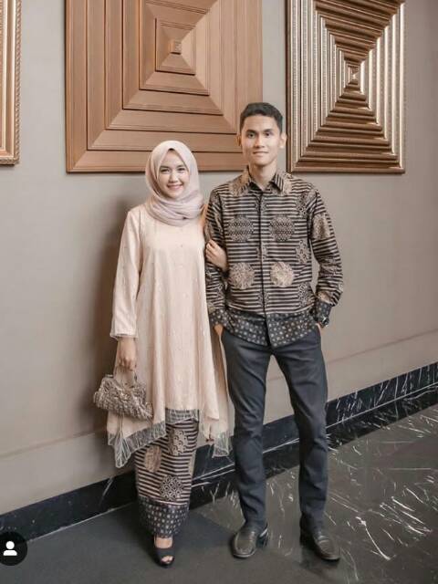 Kebaya batik couple ANESYA JAMILA | KEBAYA MODERN Kebaya wisuda kebaya lamaran tunangan-1
