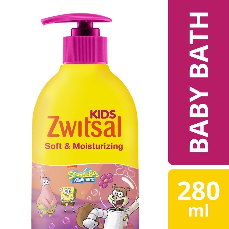 Zwitsal Kids Bubble Bath 280ml - Zwitsal Sabun Mandi Anak Pump 280ml