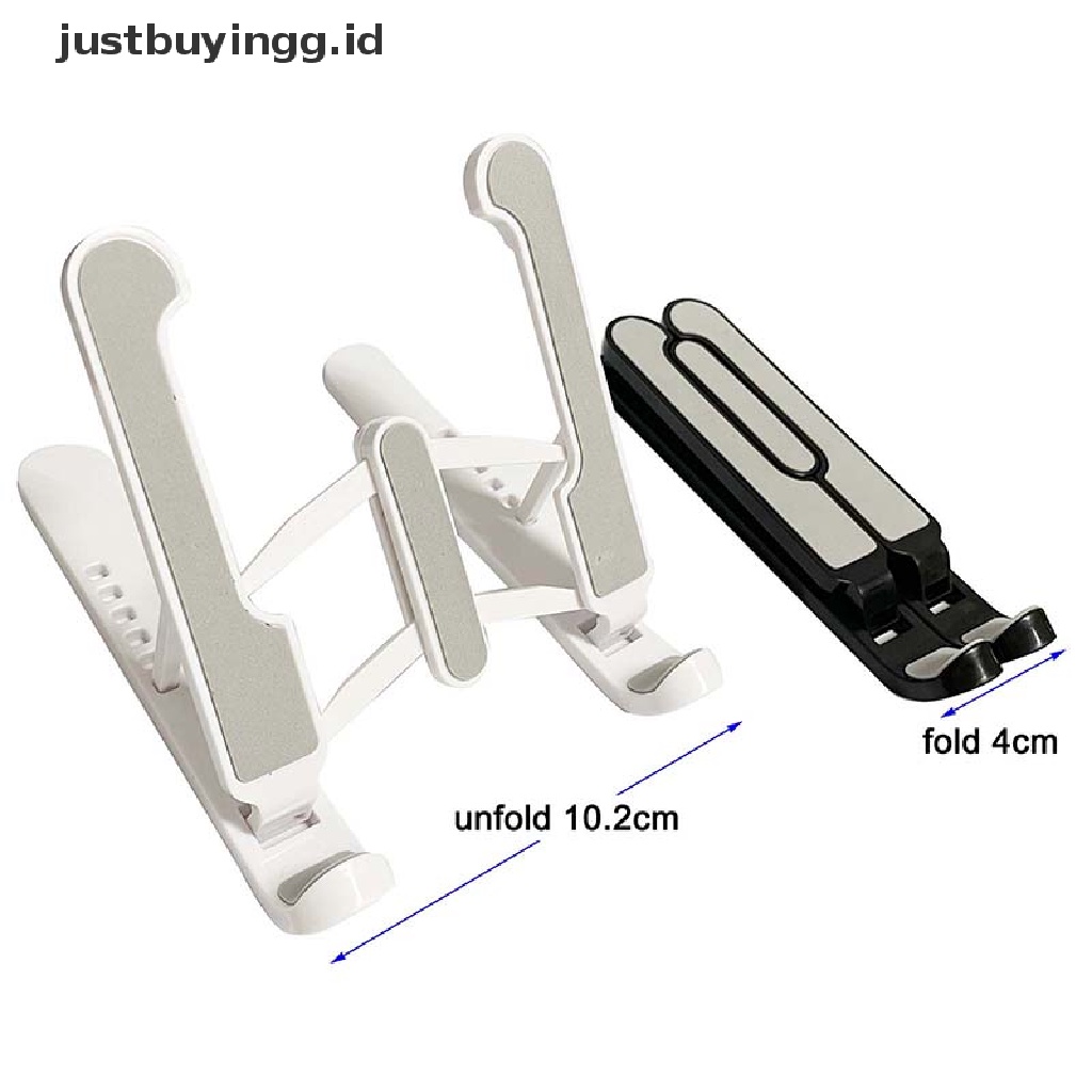 (Justbuyingg.Id) Stand Holder / Dudukan Laptop / Notebook / Tablet Model Lipat Portabel Adjustable