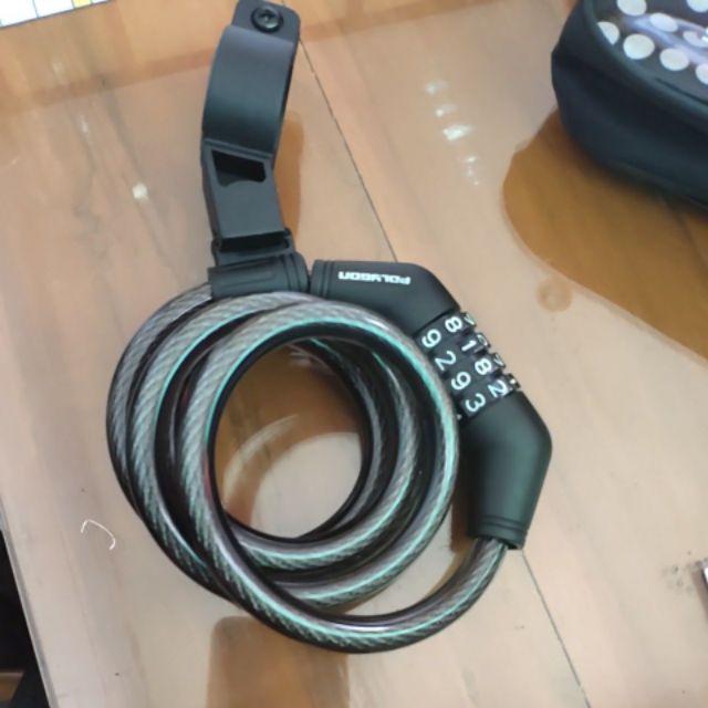 Lock Spiral Resetable Combination Kunci Spiral Polygon Dengan Kode Kombinasi Angka