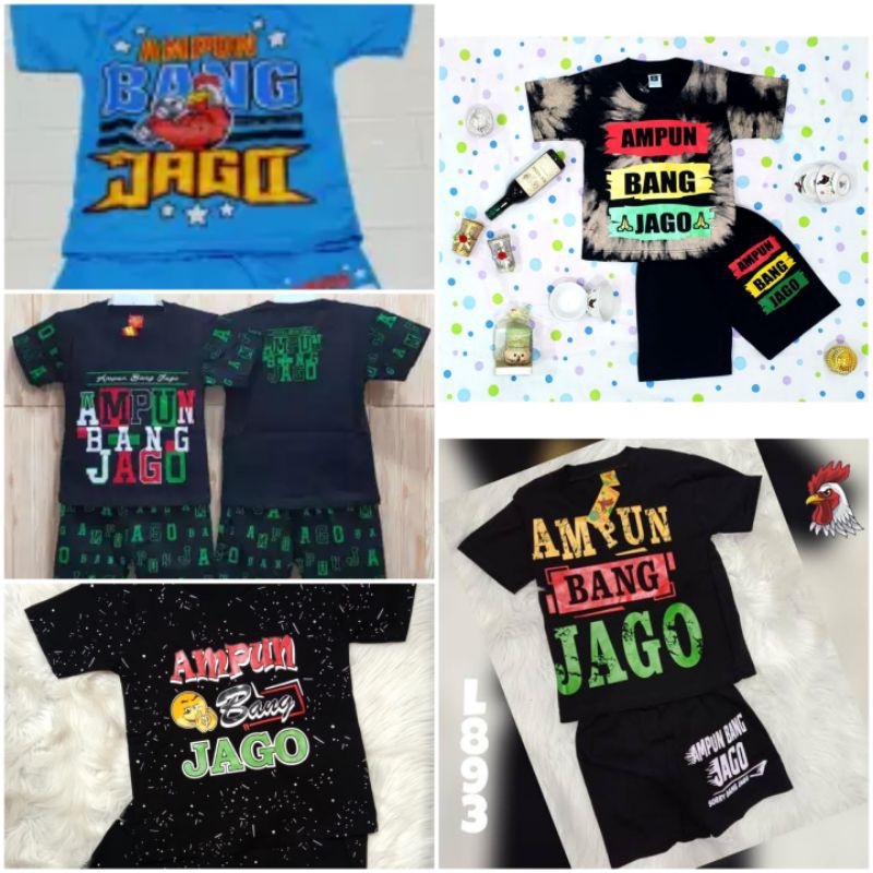 SETELAN BAJU ANAK AMPUN BANG JAGO UMUR 1-9 THN