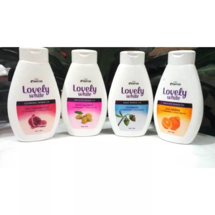 EMERON LOVELY WHITE UV 100ML 200ML 500ML | Whitening Lotion Pemutih Badan by AILIN