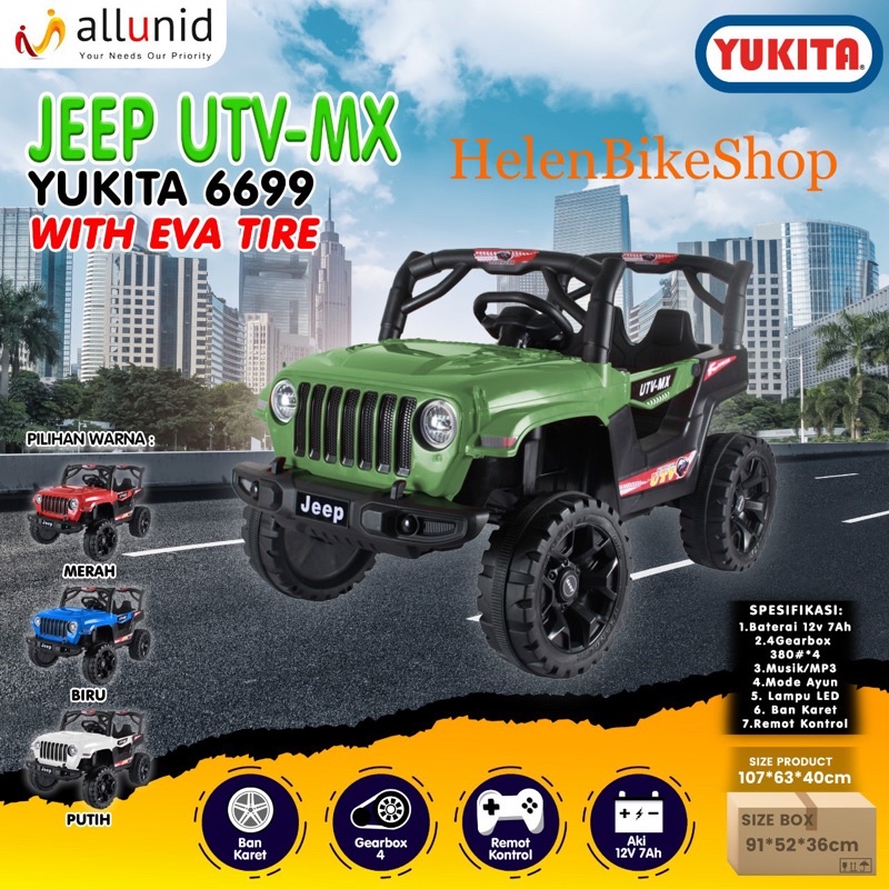 Mobilan Aki UTV-MX Yukita 6699(Ekspedisi/Instant Car)