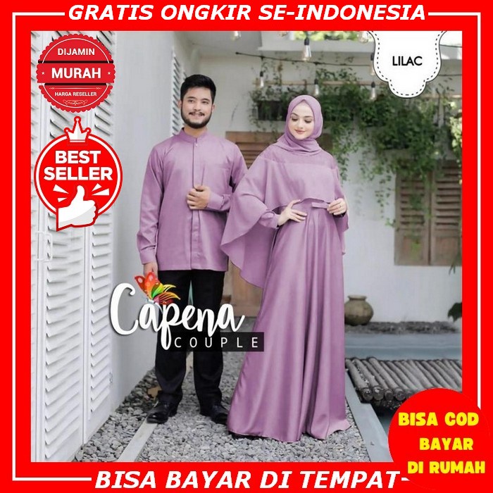 Baju Couple Pasangan Terbaru 2021 Batik Gamis Kebaya Kapel Keluarga Suami Istri Batik Kondangan Baju
