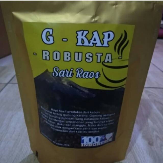 

KOPI BUBUK ROBUSTA G- kAP 200 gram