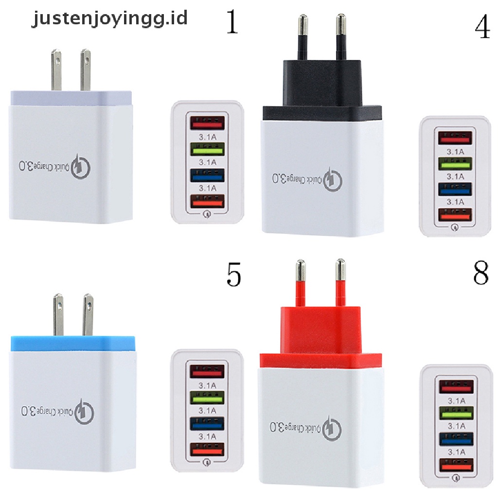 Justenjoyingg.id / 4-port usb 3.0 fast Charging 3a Untuk travel