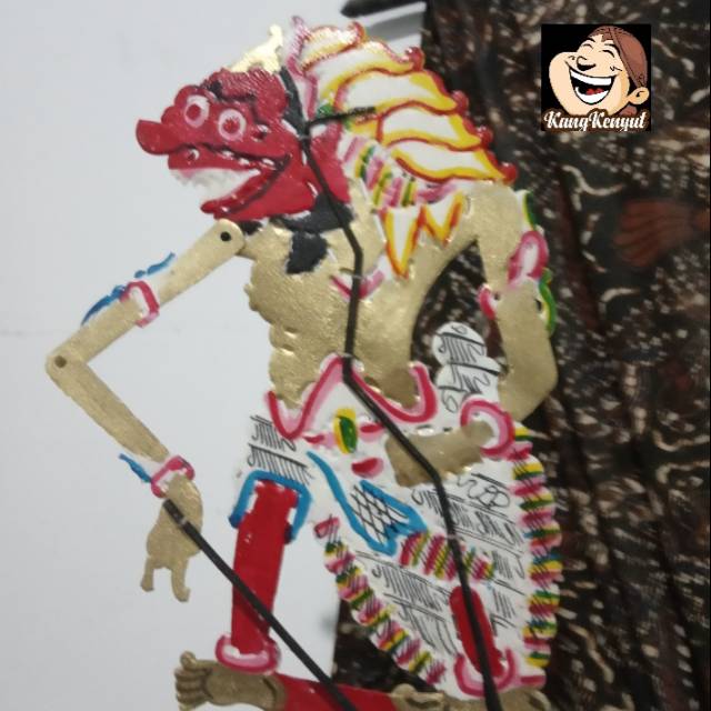 Wayang kulit buto rambut geni, kidangan 30cm