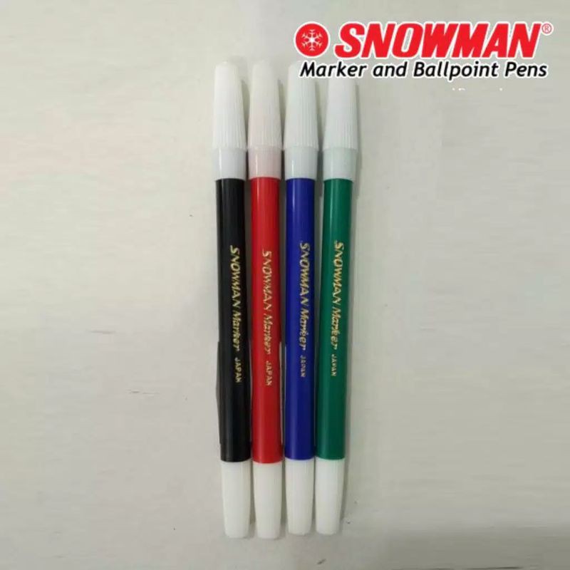 

SPIDOLkecil Snowman Marker Pencil PW-1 Warna Sign Pen Water Based Original Murah