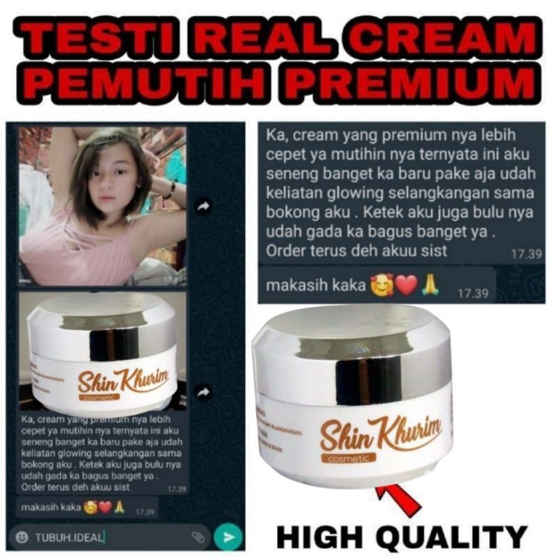 PENCERAH KETIAK - SHINKURIM CREAM PEMUTIH KETIAK - PEMUTIH SELANGKANGAN - PEMUTIH BADAN PERMANEN