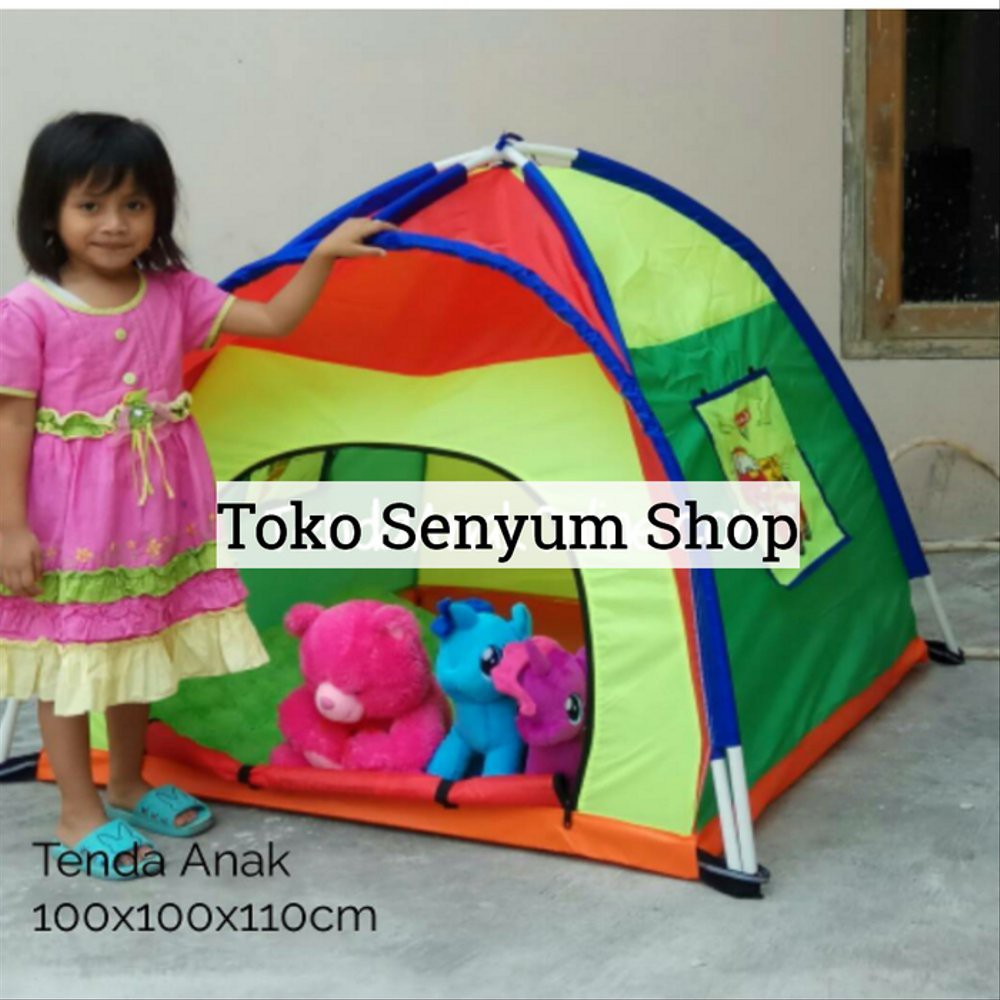 Tenda Anak Mainan Camping Dome Kemah Ukuran Kecil 100cm