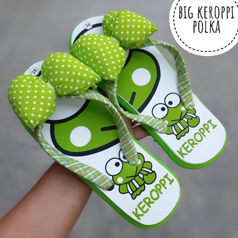 Sandal jepit lucu pita karakter kartun dewasa / Sandal Doraemon /Sandal Keroppi