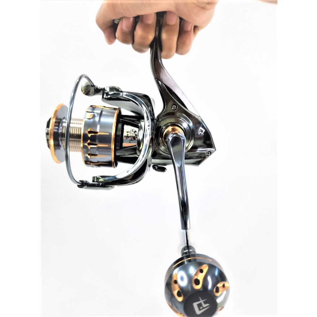 REEL DAIDO TRISULA SW SPOOL BESI POWER HANDLE BONUS LENGKAP