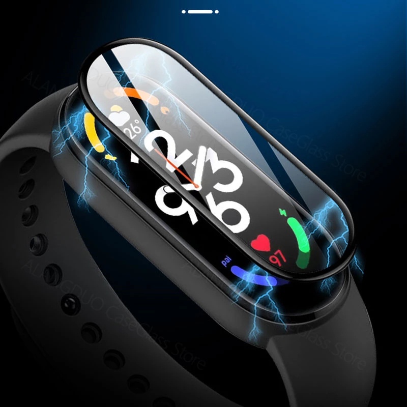 Film Pelindung Layar Full Coverage HD 3D Untuk Mi Band 7NFC 2022