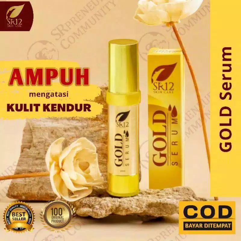 SERUM ANTI AGING/ANTI KERIPUT/ANTI KENDUR SERUM GOLD SR12