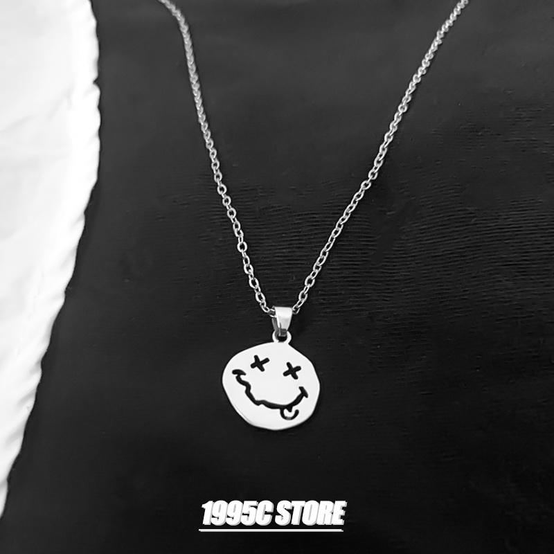 Necklace, Accessories Light Luxury Smiley Clavicle Chain Versatile