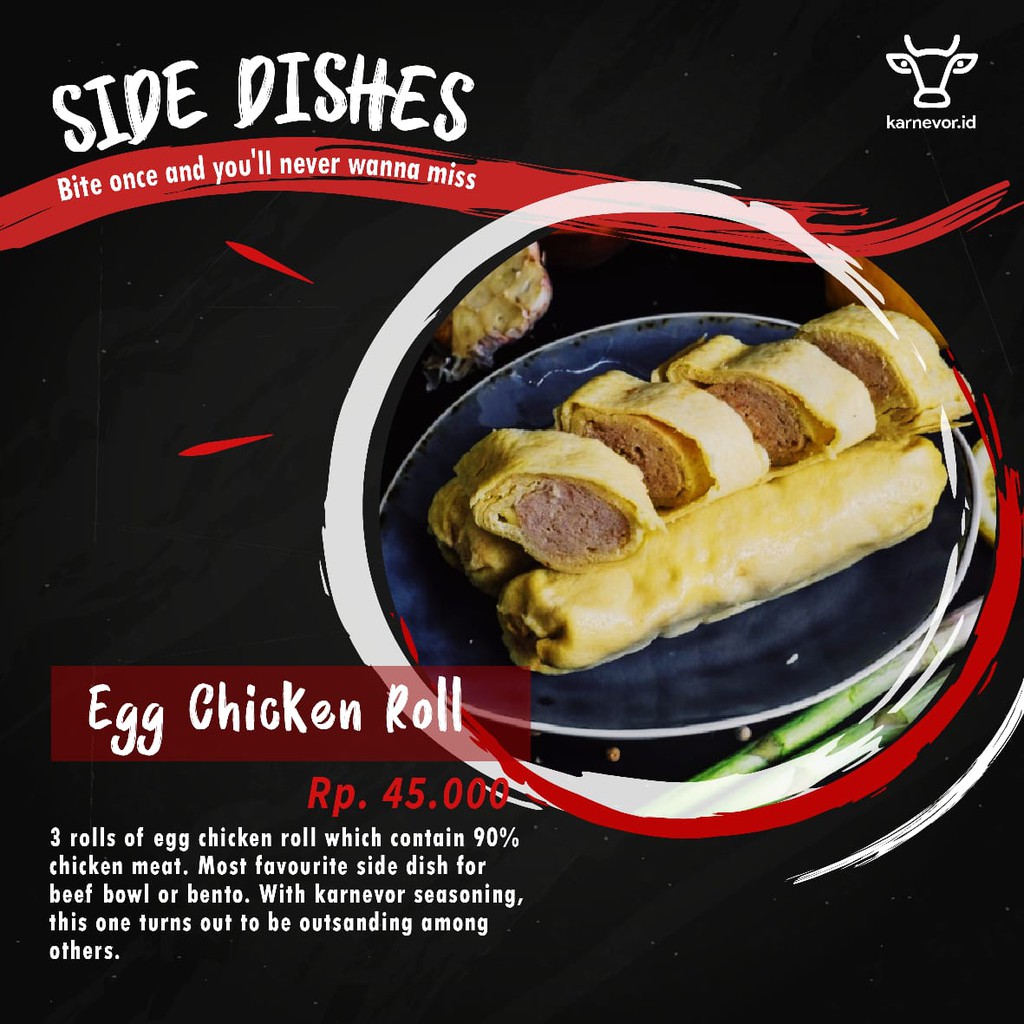 

Karnevor Egg Chicken Roll / Egg Roll / Eggroll