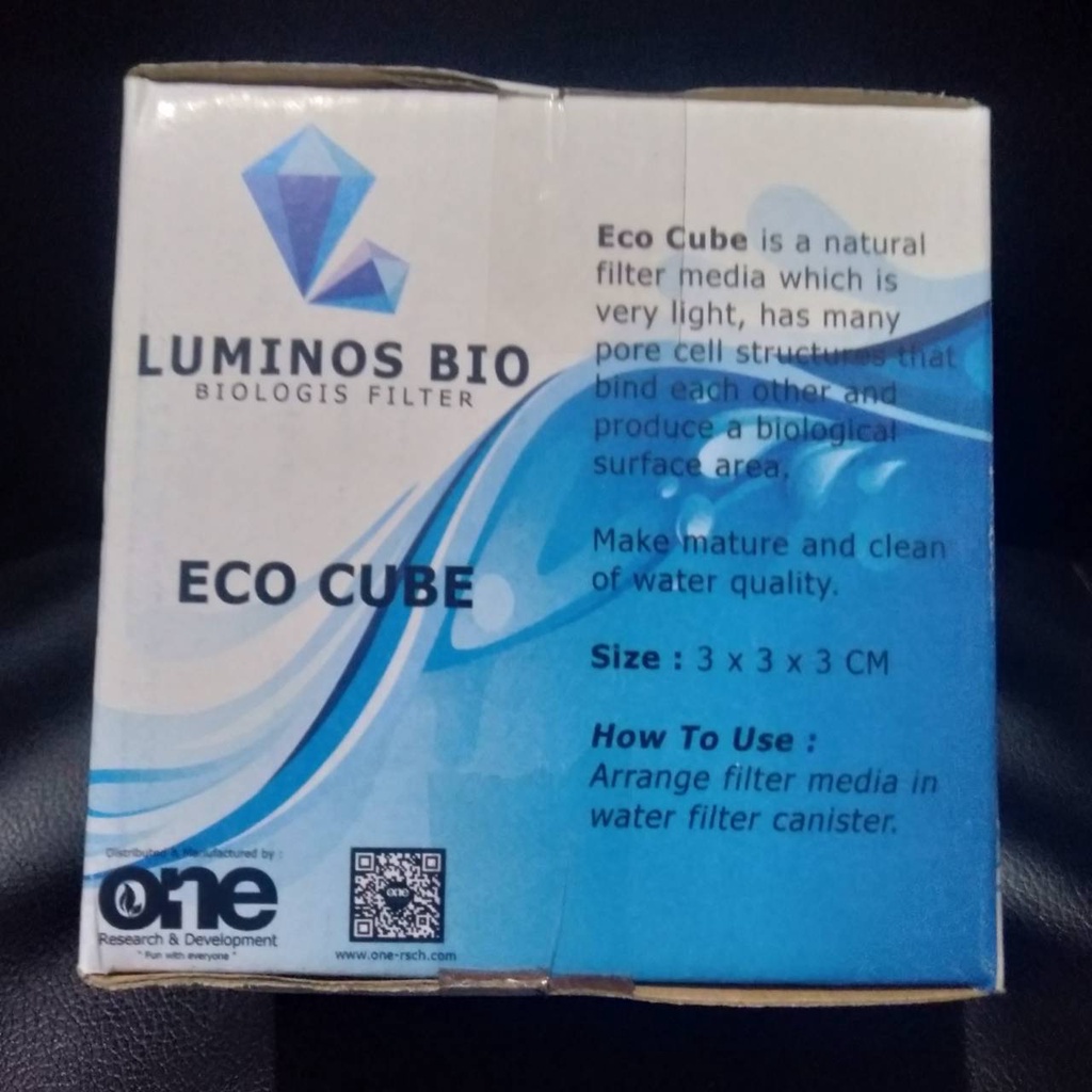 LUMINOS BIO ECO CUBE 27 CUBE MEDIA FILTER ALAMI FILTER BIOLOGIS