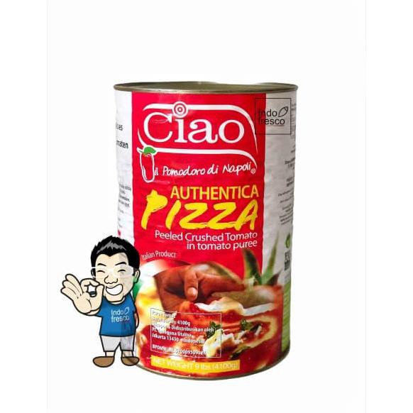 

Ciao Authentica Pizza Tomato Puree- Crushed Tomatoes 4100G